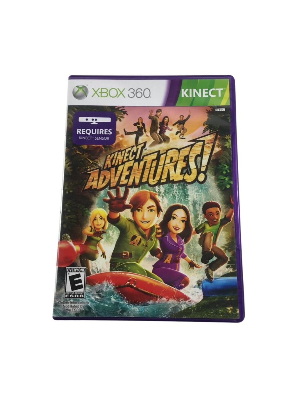 MICROSOFT XBOX 360 KINECT ADVENTURES! GAME MANUAL INCLUDED